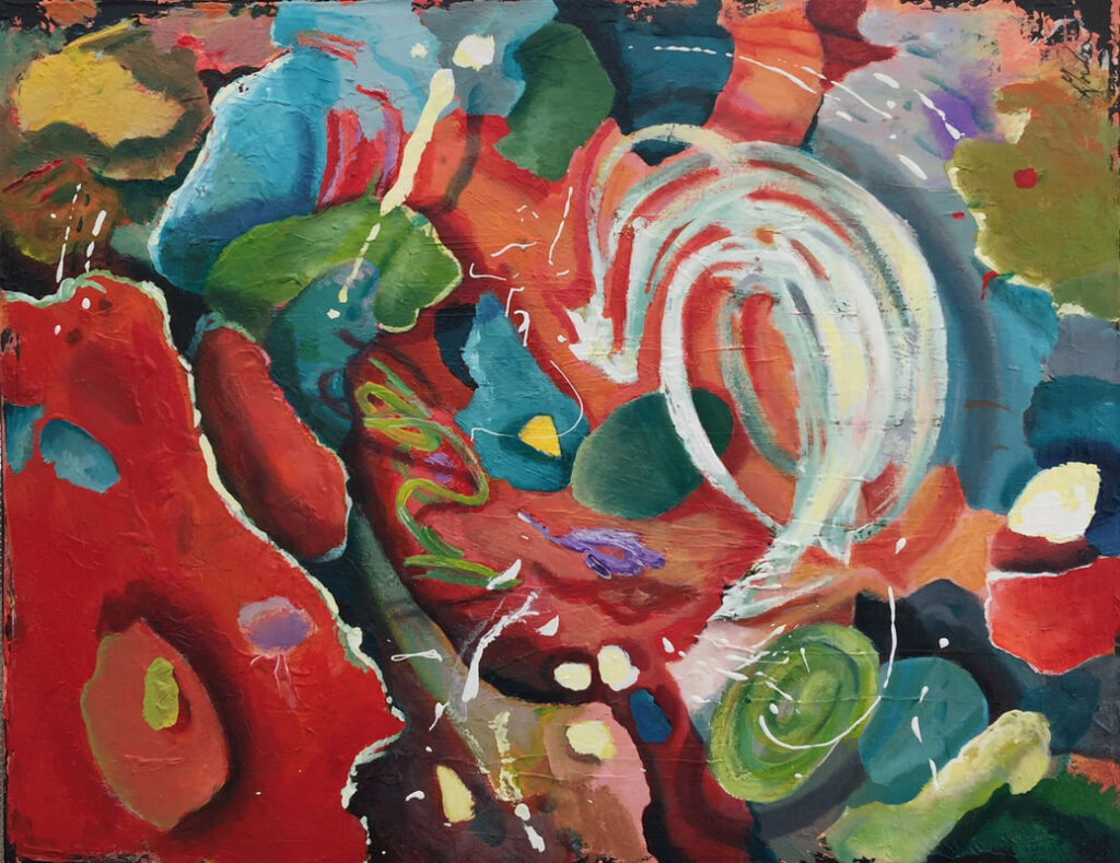 Floating Palette 5 — oil on canvas