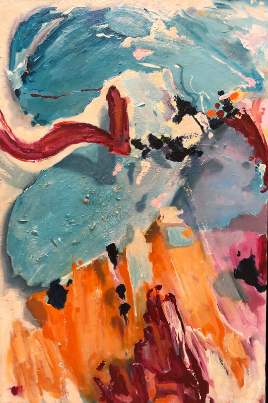 Palette Floating 2 — acrylic on canvas