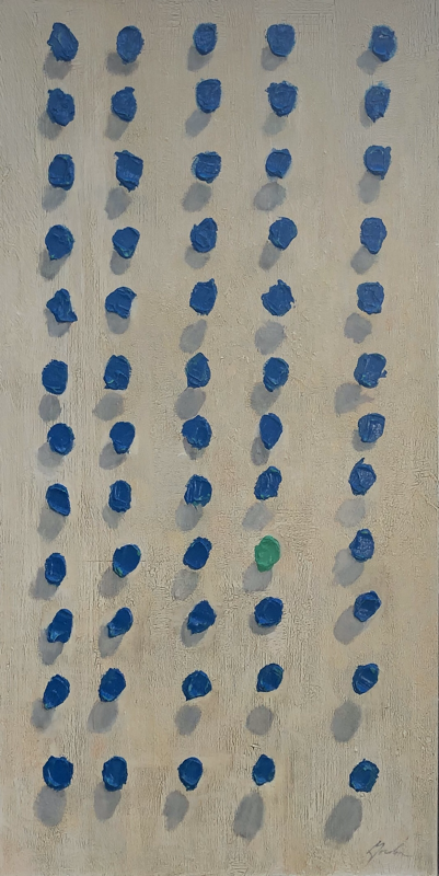 Green Dot — acrylic on canvas