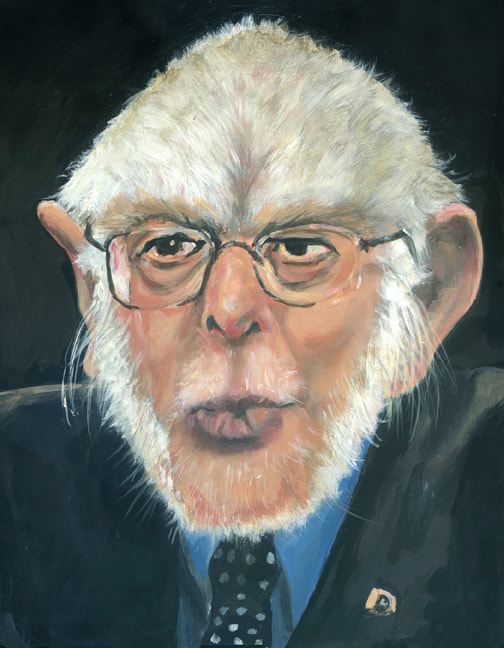 Bernie — oil on panel
