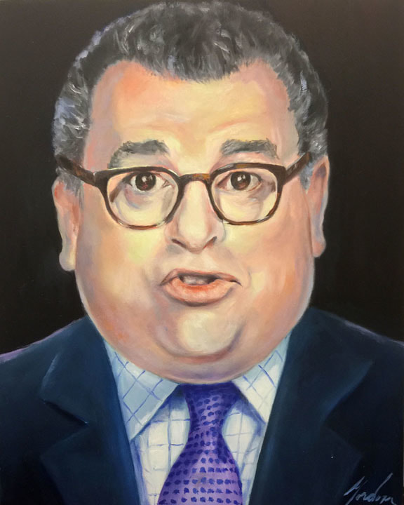 David Chalian — oil on panel