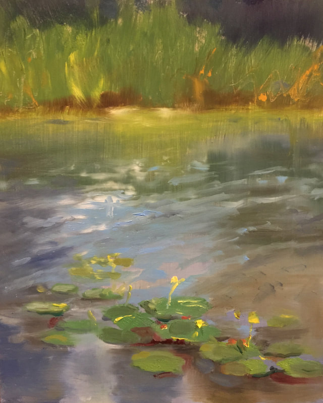 Grassy Waters — oil on panel