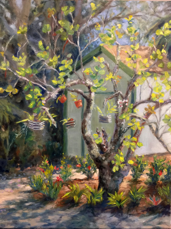 Orchid Tree — oil on panel