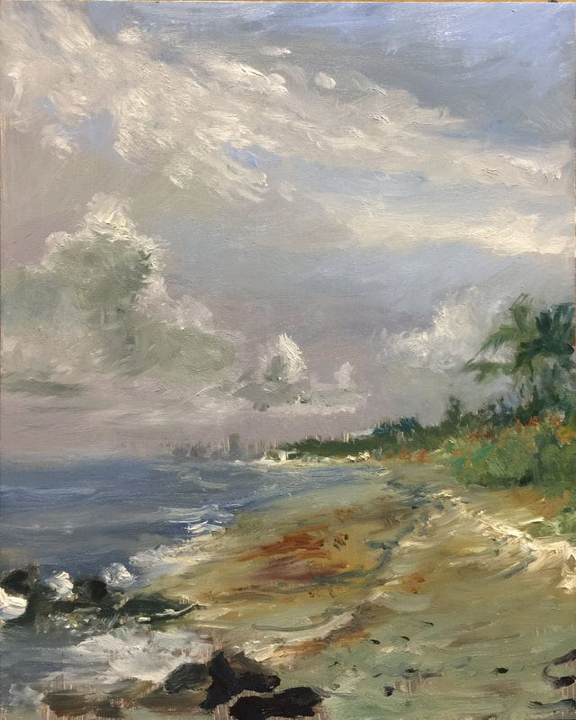 Looking South — oil on panel