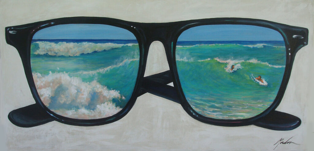 BodySurfers — oil on canvas