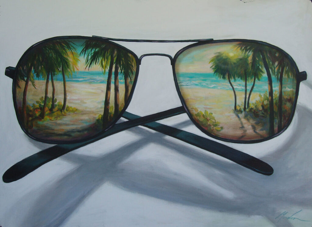 Sunglass Sunrise — oil on canvas