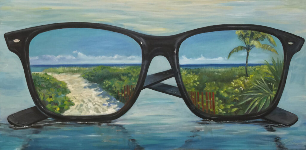 Beach Day — oil on canvas