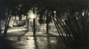 Palm Square — pencil on paper