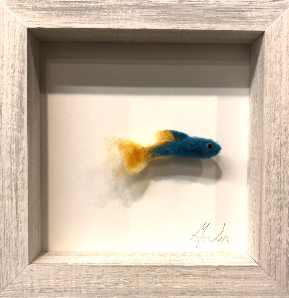 Fish — needlefelted wool