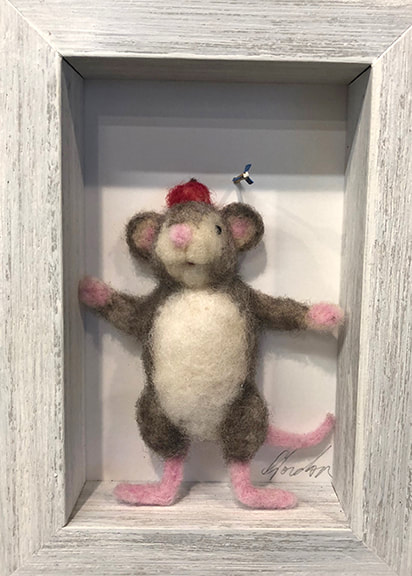 William Tell — needlefelted wool