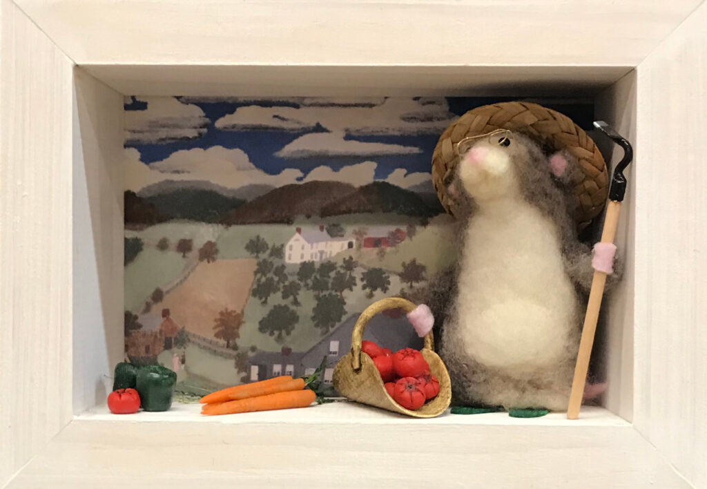 Gardener — needlefelted wool