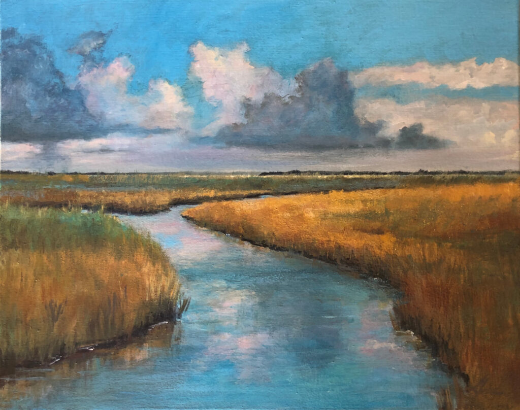 Lowlands #1 — acrylic on canvas