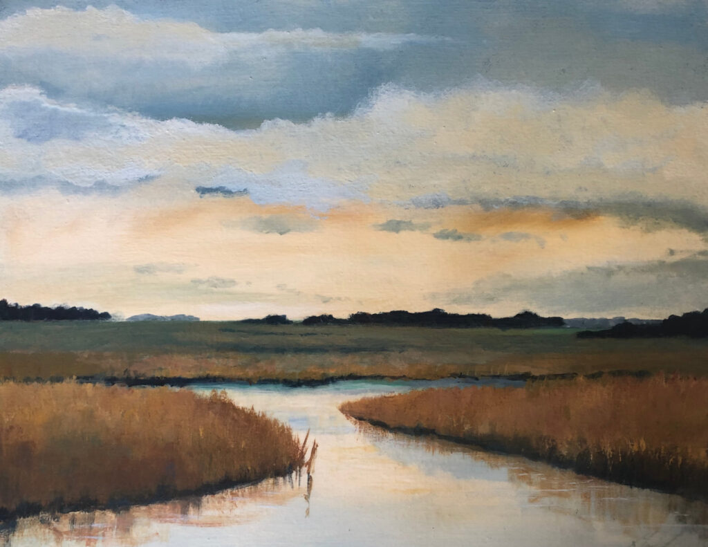 Lowlands #2 — acrylic on canvas