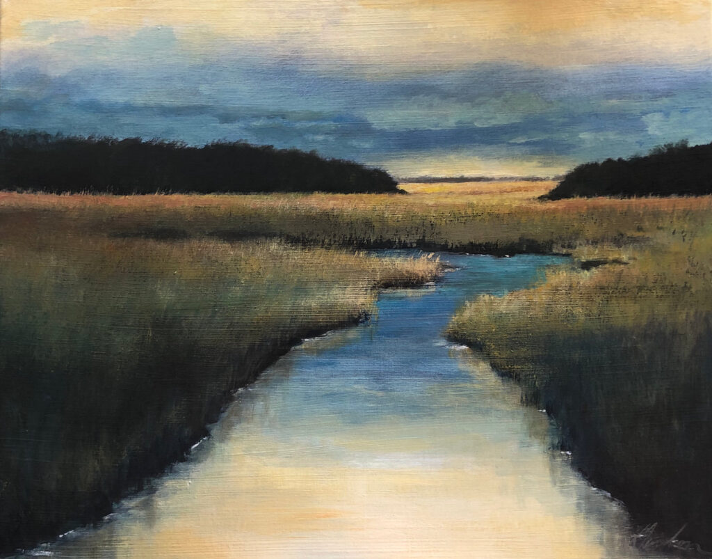 Lowlands #4 — acrylic on canvas