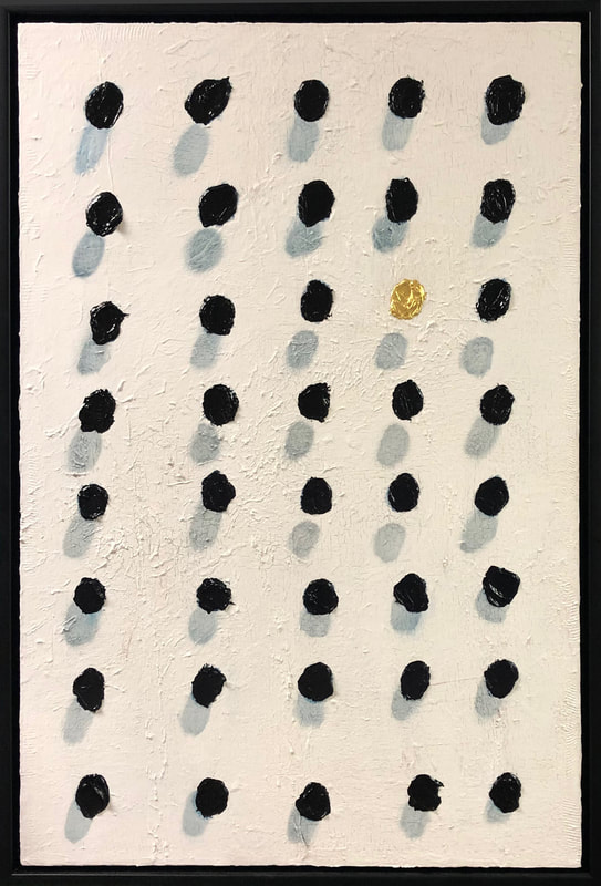 22 Gold — acrylic on canvas