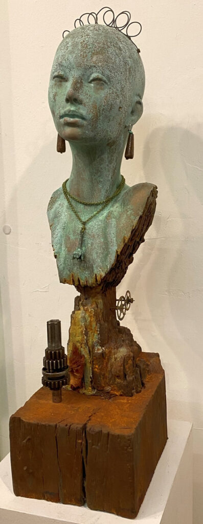 Mahogany Would — mixed media