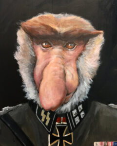 Nazi Nose — oil on panel