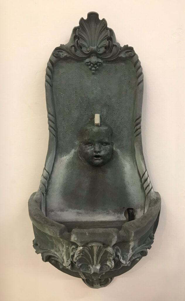 Mohawk Baby Fountain — mixed media