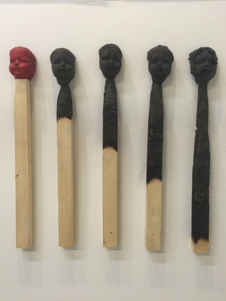 Matchstick Babies — mixed media