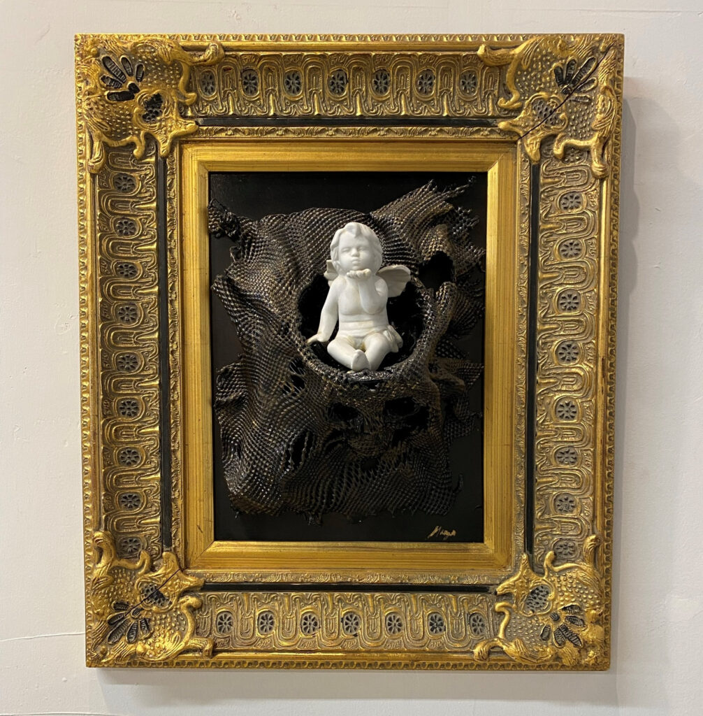 Midnight in the Garden — mixed media