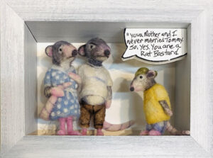 Rat Bastard — needlefelted wool