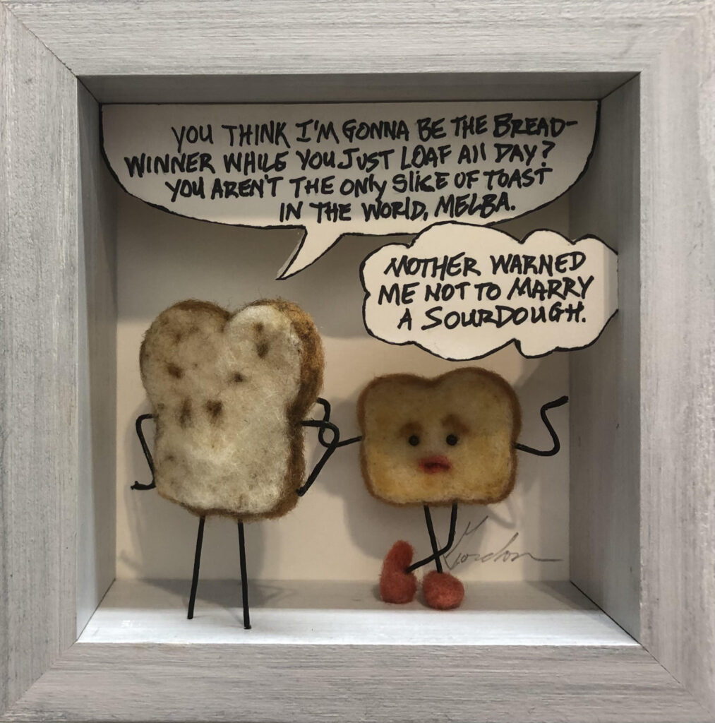 Melba — needlefelted wool