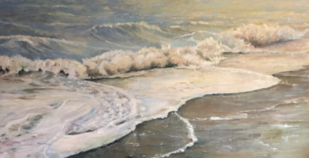 Ocean Foam — oil on canvas