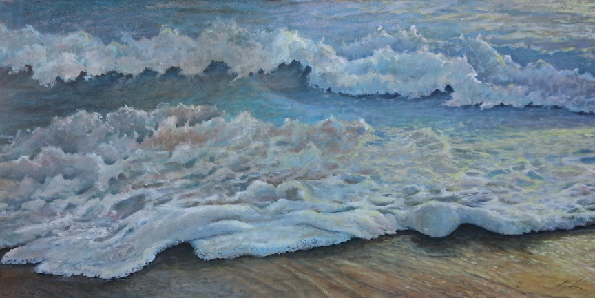 Shore — oil on canvas