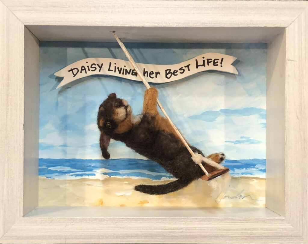 Daisy the Dachshund — custom dog portrait