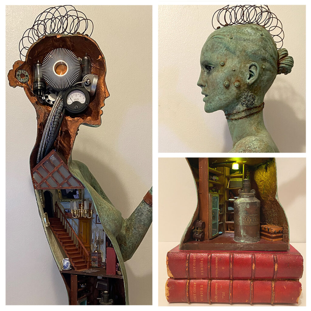 Hidden Library — mixed media