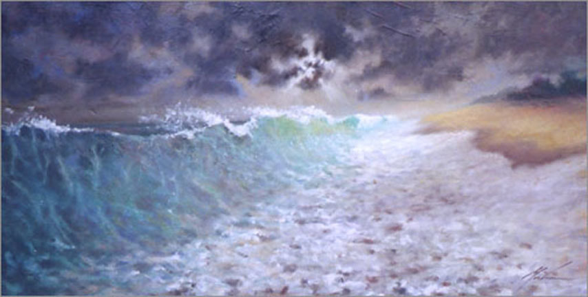 Tumultuous — oil on canvas