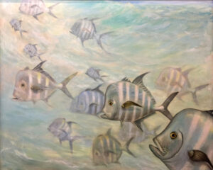 Mermaid’s View — oil on canvas