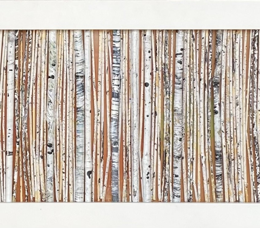 Birch 10″ x 60″ — hand-painted bamboo