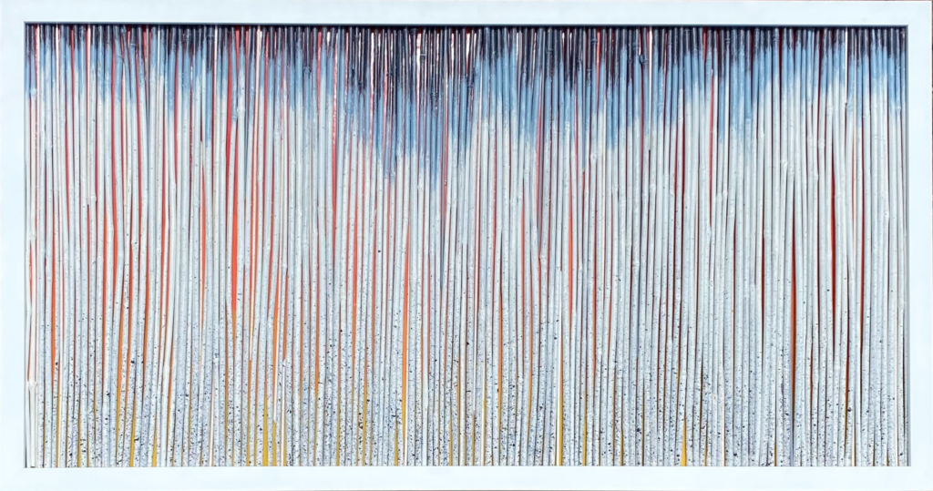 Hombre #1 30″x60″ — hand-painted bamboo