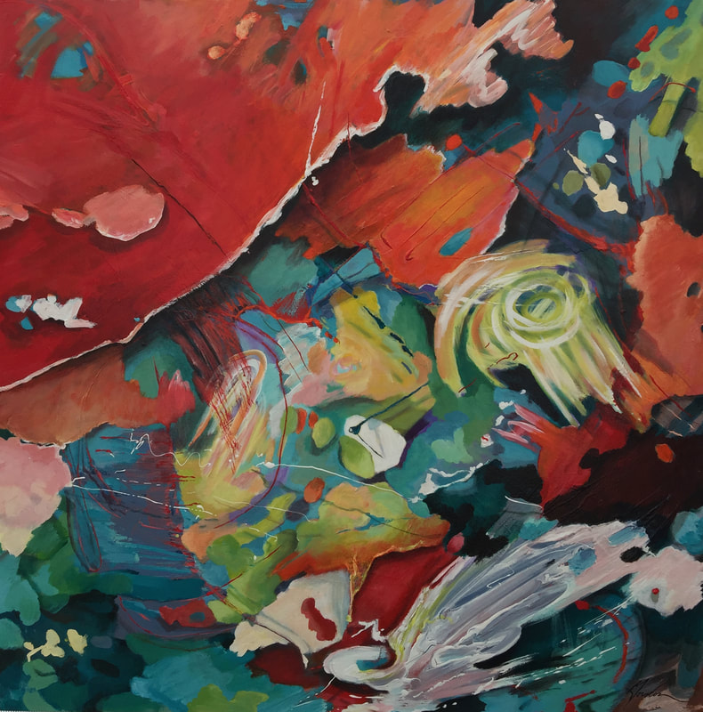 Floating Palette 3 — oil on canvas