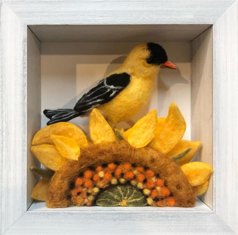 Birds - Needle Felted Sculptures