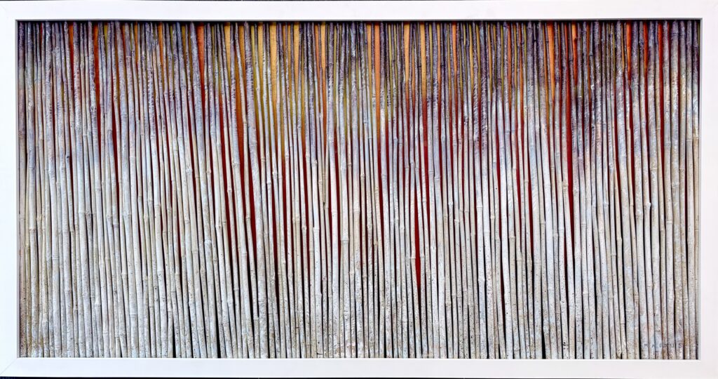 Hombre #1 30″x60″ — hand-painted bamboo