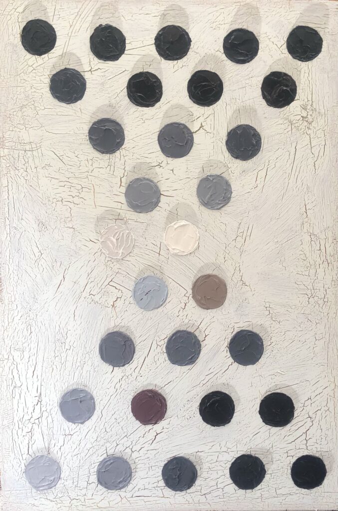 Hour Glass — acrylic on canvas