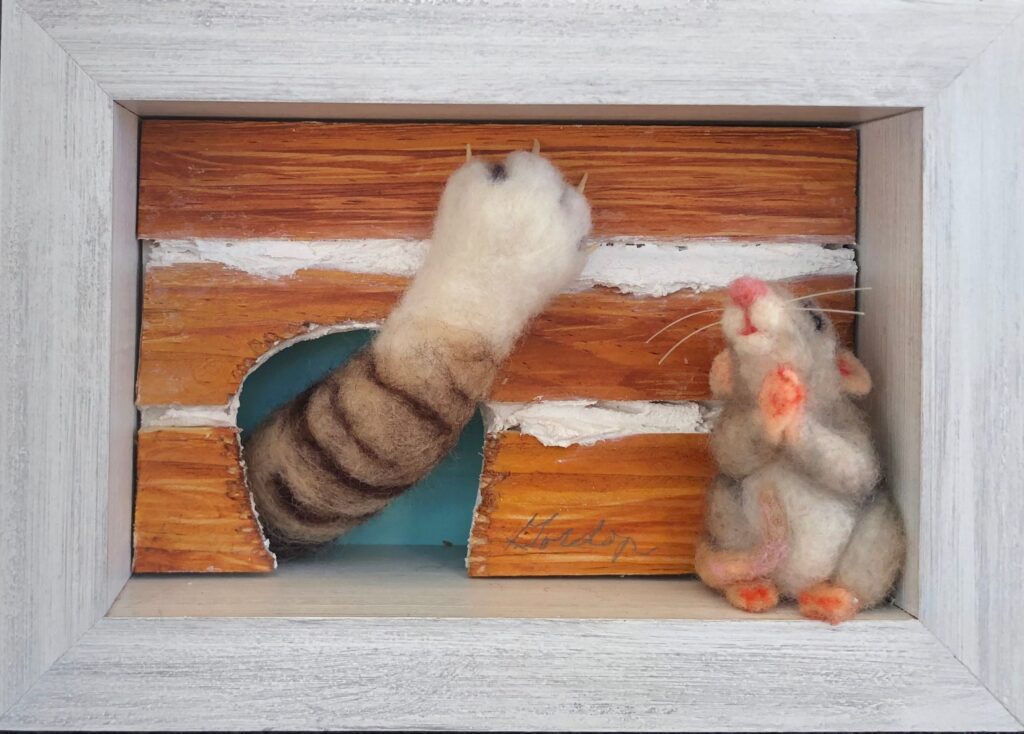 Mercy — needlefelted wool