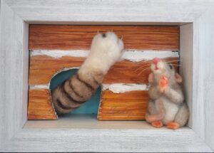 Mercy — needlefelted wool