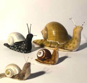 You’ve Got Snails! — needlefelted wool