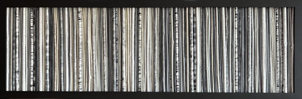 Woodwind 18″x60” — hand-painted bamboo